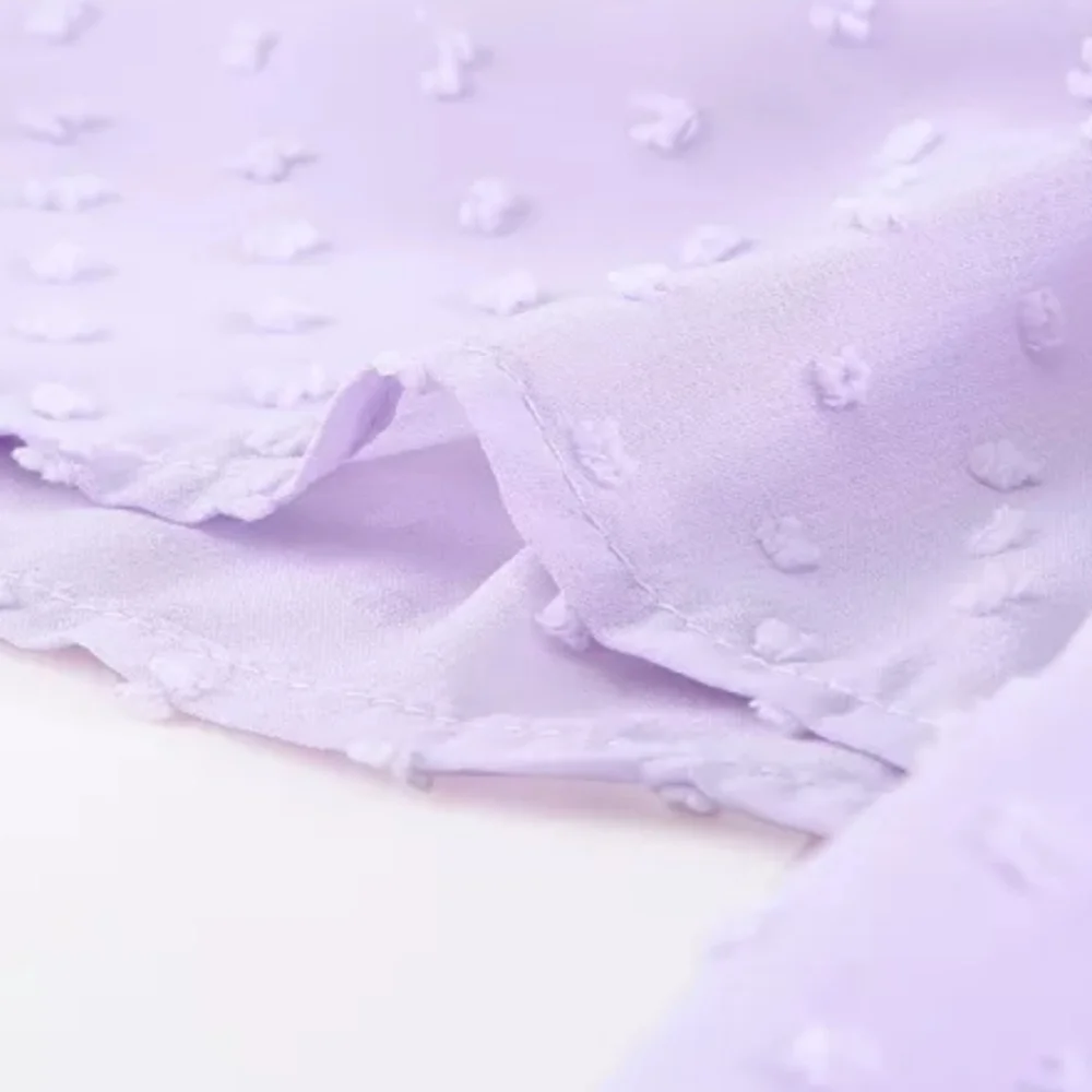 1 Small left❣New boutique swiss dot flutter sleeve top - Picture 7 of 12